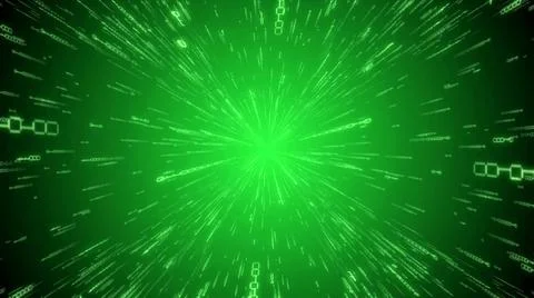 Matrix, binary code - computer application, Internet concept Stock Illustration