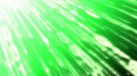 Matrix, binary code - computer application, Internet concept Stock Illustration