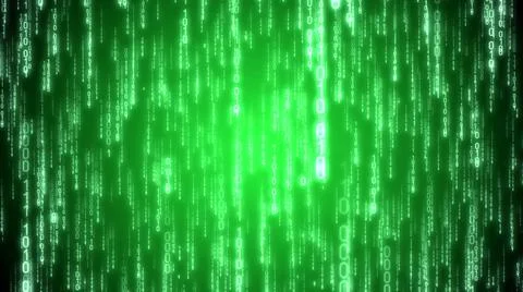 Matrix, binary code - computer application, Internet concept Stock Illustration