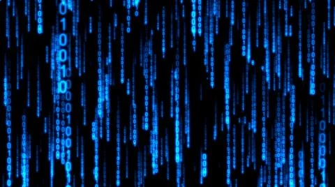 Matrix, binary code - computer application, Internet concept イラスト素材