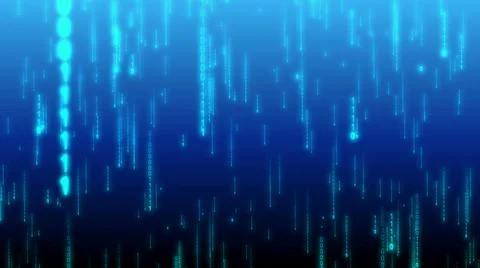 Matrix, binary code - computer application, Internet concept Stockillustratie