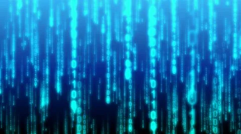 Matrix, binary code - computer application, Internet concept Stock Illustration