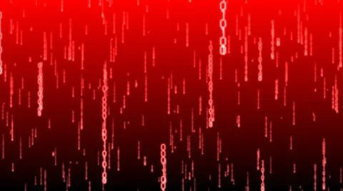 Matrix, binary code - computer application, Internet concept Stockillustratie