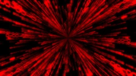 Matrix, binary code - computer application, Internet concept Stockillustratie