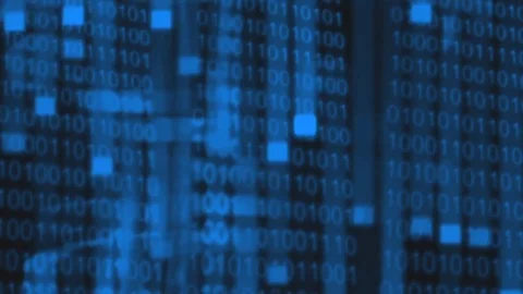 Matrix blue code coding cyberspace Stock Footage 90880164