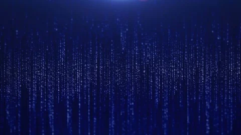 Matrix blue digital background. | Stock Video | Pond5