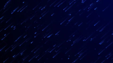 Matrix code data falling down, digital hi technology video animated background Stock Footage 345294259