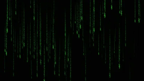 Matrix code effect. Into the matrix. Apt for technology or hacking, Video stock 203715562