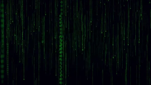 Matrix Code Falling Green Letters world digital rain mesmerizing Matrix inspired Stock Footage 247328799
