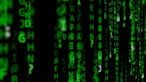 Matrix code Stock Footage 109591443