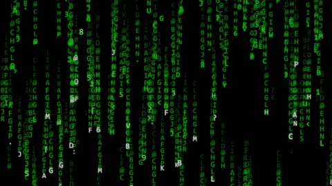 Matrix code Stock Footage 109591448
