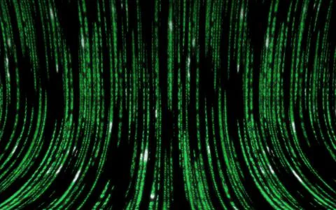 Matrix code 库存插图