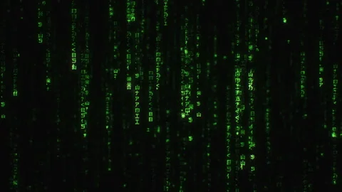 Matrix Code Rain Stock Footage 237331944