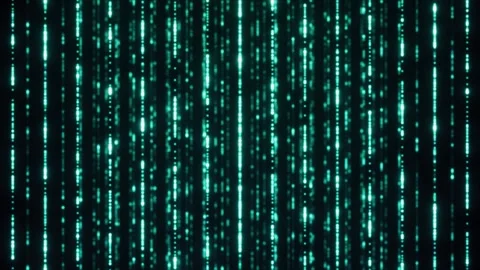 Matrix Code Rain Stock Footage 309839182