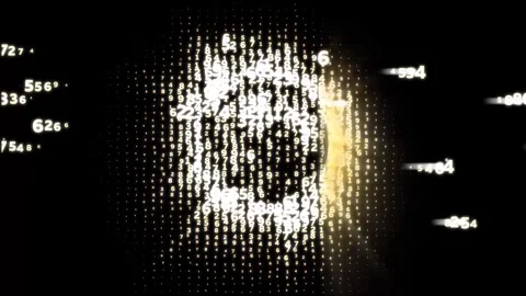 Matrix coin Stock Footage 264922893
