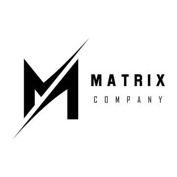 Matrix Company Logo Stock Illustration