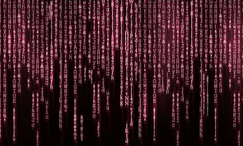 Matrix concept Illustrazione stock