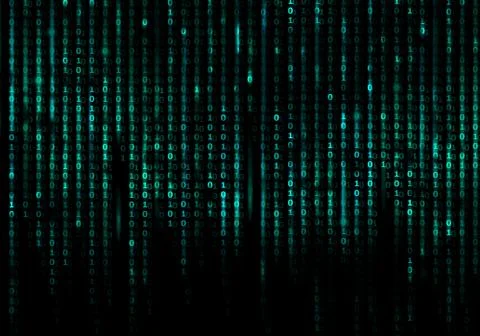 Matrix conceptual background Stock Illustration