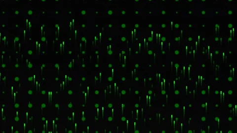 Matrix Cyber Security Data Visualization Coding Stream 스톡 동영상 337152133