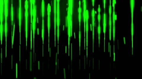 Matrix Data Fall Green Loopable Background 库存影片 65176087