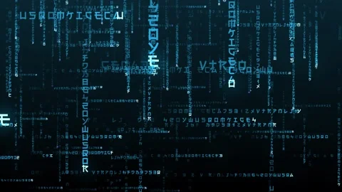 Matrix Data Grid Background Vidéo 204144307