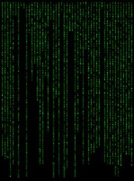 Matrix digital background beautiful banner wallpaper design illustration 스톡 일러스트