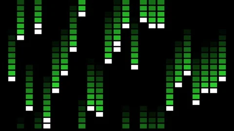 Matrix Digital Rain Loop Code Sequence 库存影片 337939914
