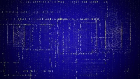 Matrix Digital Text. GREEN Running code text flying. Stock Footage 75453733