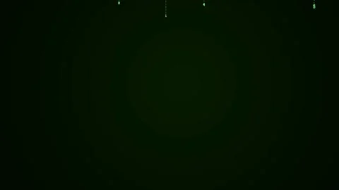 Matrix effect code streaming down the screen Stock Footage 133529917