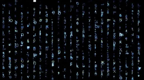 Matrix Video stock 8960556