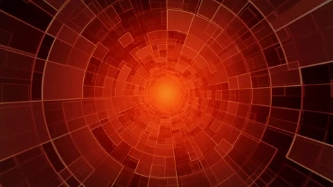 Matrix, geometric turbulence. Abstract rotating background. 3D animation. Stock Footage 205554225