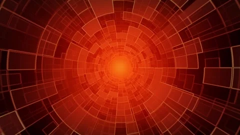 Matrix, geometric turbulence. Abstract rotating background. Design element. Stock Footage 257337108