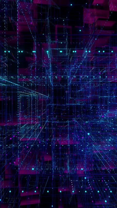 The matrix global digital environment, a concept image Stock Footage 285759729