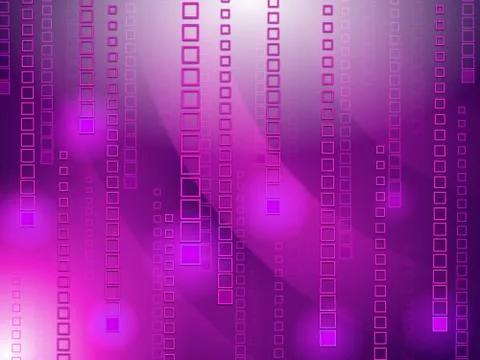 Matrix glow shows light burst and decoded Illustration