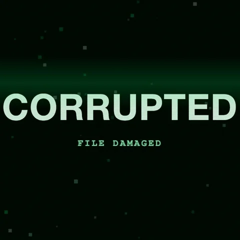 Matrix green on black corrupted glitch text animation, glitch motion background 库存影片 346233314