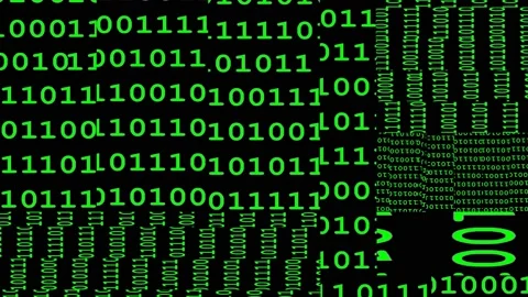 MATRIX green computer code, secure data Stock Footage 130409367