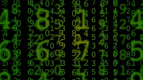 Matrix green Stock Footage 12189958