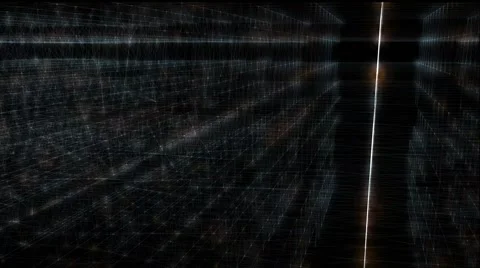 Matrix Grid Dark Background Stock Footage 60977112
