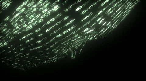 Matrix head Stock Footage