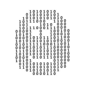 Matrix head sign Illustrazione stock