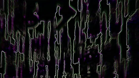 Matrix-inspired Energy Lines Effect with Fractal Noise Video stock 150057645
