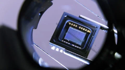 Matrix in the measuring glass Stock Footage 45292267