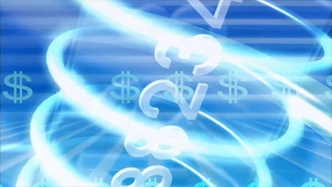 Matrix numbers chain block network Stock Footage 90880168