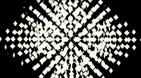 Matrix particle art background,computer virtual space firework square array. Video stock 3074605