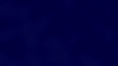 Matrix pattern grid of blue dots on dark background with elegant repeating Stock Footage 347512759