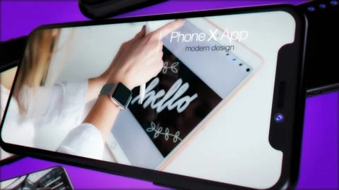 Matrix Phones Slideshow prj Stock After Effects