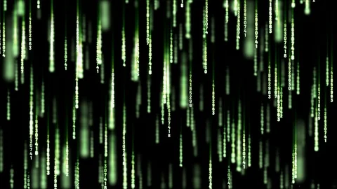 Matrix Raining Stock Footage 127250807