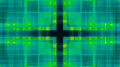 Matrix Square Check Grid Lines Stripes Cross Abstract Plaid Pattern Video stock 153412619