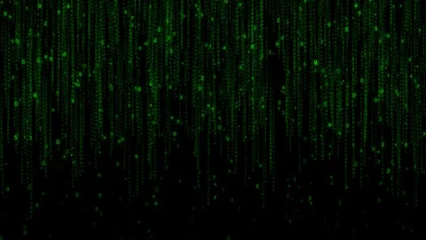 The Matrix style binary code. Stock Footage 91123306