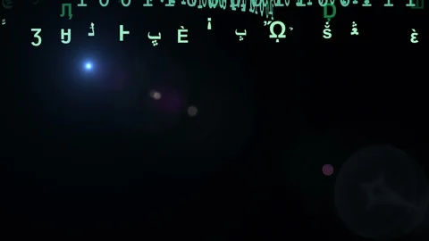 Matrix Style Binary Code,falling Number,abstract Future Tech Background. Stock Footage 116163068